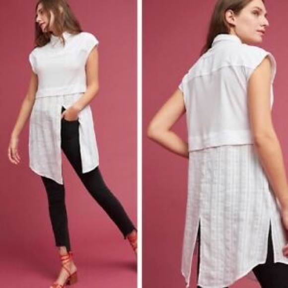 Anthropologie Tops - NWT ANTHROPOLOGIE Postcard Tunic Top